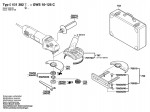 Bosch 0 601 382 703 Gws 10-125 C Angle Grinder 230 V / Eu Spare Parts